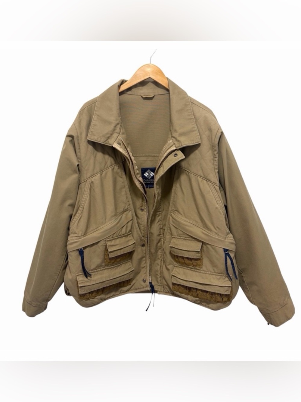 Columbia Vintage Y2K Interchangeable Utility Canvas Fishing Hunting Jacket - XL